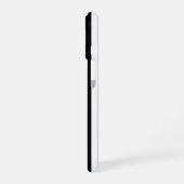 黒檀の雪 iPhone 16ケース (左側面)