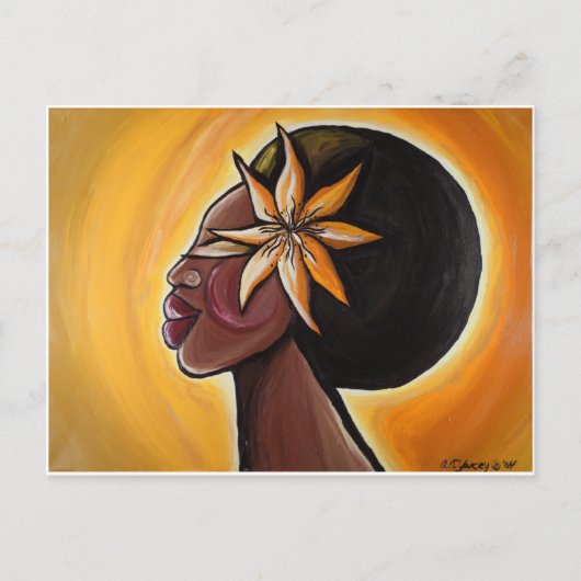 黒檀はがき ポストカード (正面)