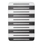 黒檀アイボリー バスマット (正面縦)