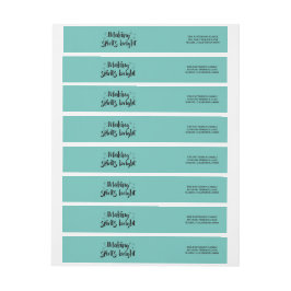 黒檀スターリーメイキングスピリッツ明るい休日 ラップアラウンドラベル