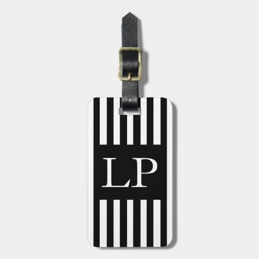 黒檀パーソナライズされた雪 ラゲッジタグ (正面縦)