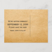 黒檀ヴィンテージ蓄音機が日付ポストカードを保存 案内ポストカード (裏面)