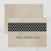 黒檀素朴クローバー表番号はがき ポストカード (正面/裏面)