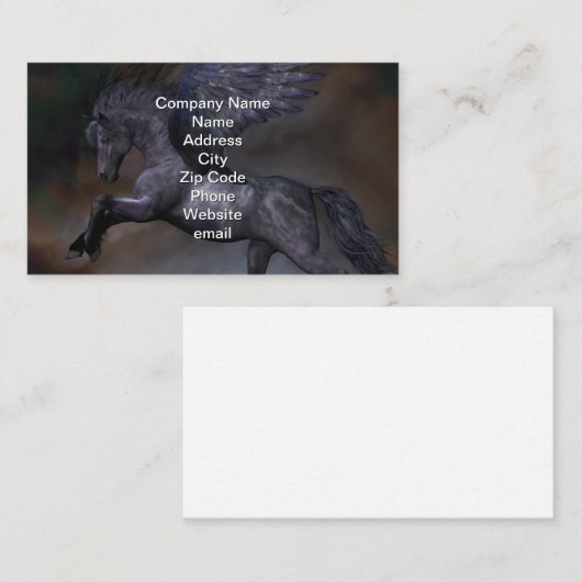 黒檀 名刺 (正面/裏面)