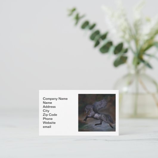 黒檀 名刺 (スタンド正面)