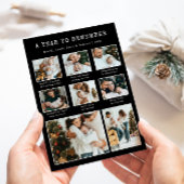 黒正月写真ホリデーカード シーズンカード