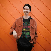 黒歴カラフル月履歴お祝い Tシャツ