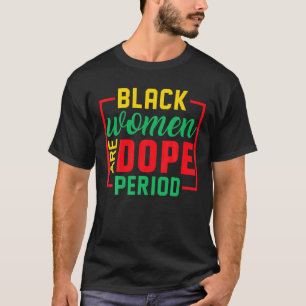 黒歴ヶ月メラニン黒人女性はドーピングP Tシャツ
