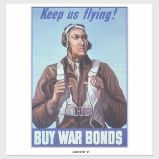 黒歴史のアイコン：第二次世界大戦の飛行士たち、アメリカのパイロットたち シール (シート)