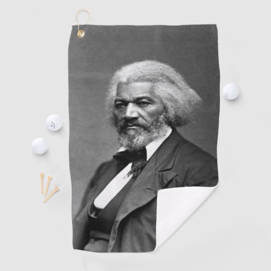 黒歴史のアイコン：老年期のフレデリック・ダグラス ゴルフタオル (インサイチュ)