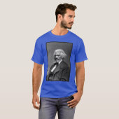 黒歴史のアイコン：老年期のフレデリック・ダグラス Tシャツ (正面フル)