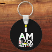 黒歴史月メラニン男性女性子供 キーホルダー (裏面)