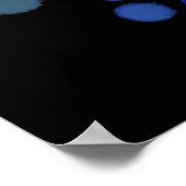 黒歴史月メラニン男性女性子供 ポスター (角)