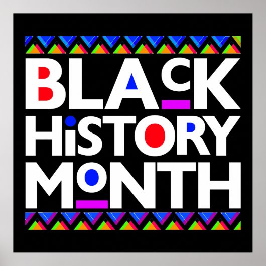 黒歴史月メラニン男性女性子供 ポスター (正面)