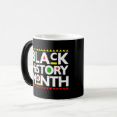 黒歴史月メラニン男性女性子供 モーフィングマグカップ (正面左)