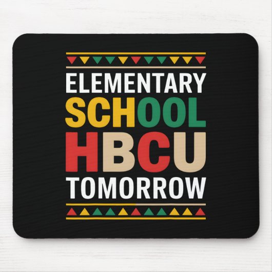 黒歴史月小学校Hbcu Tomorro マウスパッド (正面)