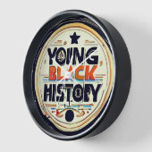 黒歴史月間かわいい女性の壁時計 壁時計 (傾斜)