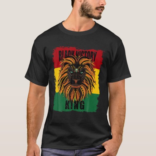 黒歴史月間アフリカライオン黒歴史路 Tシャツ (正面)