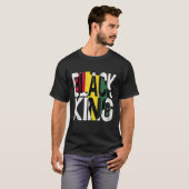 黒歴史月間アフリカンアメリカンブラックキング1 Tシャツ (正面フル)