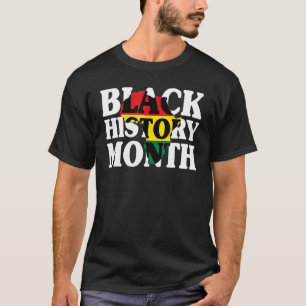 黒歴史月間アフリカ系アメリカ人プライドセレブラ Tシャツ