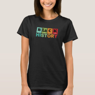 黒歴史月間アフリカ系アメリカ人プライドメラニン Tシャツ