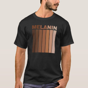 黒歴史月間アフリカ系アメリカ人プライドメラニン Tシャツ