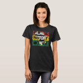 黒歴史月間ヴィンテージアフリカマップ Tシャツ (正面フル)