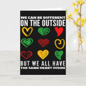 黒歴史月間 同じハートの内側 カード (黄色い花)