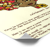 黒歴史月間、美しい女性レトロ ポスター (角)