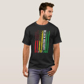 黒歴史月247365アフリカ系アメリカンメラニ Tシャツ (正面フル)