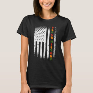 黒歴史月247365プライドアフリカ系アメリカ人 Tシャツ