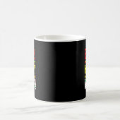 黒歴史月247365伝統文化黒 コーヒーマグカップ (中央)