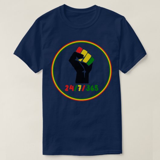 黒歴史月247365 7 Tシャツ (デザイン正面)