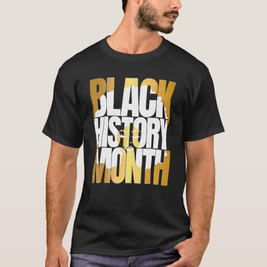 黒歴史月24 7 BHMアフリカプライドメンズウォム Tシャツ (正面)