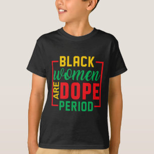 黒歴月メラニン黒人女性は薬P Tシャツ