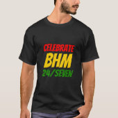 黒歴祝月BHM 24/SEVEN Tシャツ (正面)