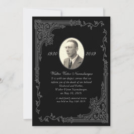 黒死告伝統的示票 案内状