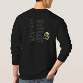 黒死欧州ツアー両面 Tシャツ (裏面)