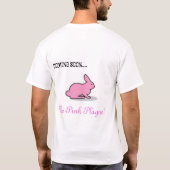 黒死病かピンクのペスト Tシャツ (裏面)