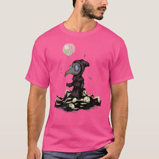 黒死病に罹る Tシャツ (正面)