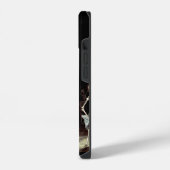 黒死病ダンシングスケルトンハロウィン iPhoneケース (左側面)