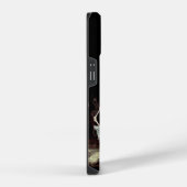 黒死病ダンシングスケルトンハロウィン iPhoneケース (右側面)