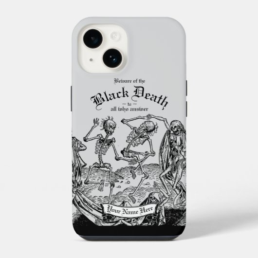 黒死病 iPhoneケース (裏面)