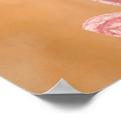 黒死腺ペスト表の主な症状 ポスター (角)