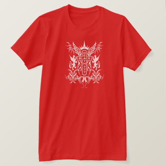 黒死777 – クロス Tシャツ (デザイン正面)
