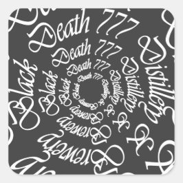 黒死777 – 円 スクエアシール