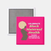 黒母体健康認識度 マグネット (正面/裏面)