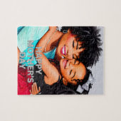 黒母娘母の日のパズル ジグソーパズル (横)