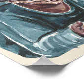 黒母娘読のTogether Wall Art ポスター (角)