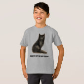 黒毛猫Tシャツ Tシャツ (正面フル)